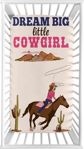 Sweet Jojo Designs Taupe and Cream Cow Print Boy Baby Fitted Crib Sheet Infant Newborn Nursery Toddler Bed Room Standard Mattress for The Western Cowboy Wild West Southern Cow Farm Animal Collection in Saudi Arabia