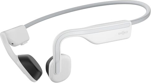 SHOKZ OPENMOVE - سماعات Bluetooth Sport Open Ored - سماعات الأذن اللاسلكية العظمية - عازلة على الجري والتدريبات ، مع حزمة الملصقات (رمادية) (متجددة) in Saudi Arabia