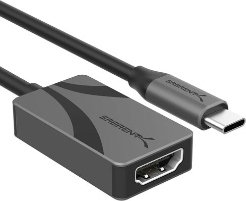 SABRENT Wireless HDMI Transmitter and Receiver 100FT/30M Seamless FHD Quality (1080p@60Hz) Plug and Play, Stream Video from PCs, Laptops to TVs, Projectors and More (DA-H1R1) in Saudi Arabia