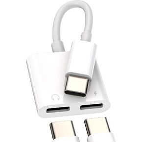 2Pack,USB C to 3.5mm Headphone Adapter Type C Jack AUX Dongle Audio Earphone Compatible with Google Pixel Galaxy S23 S22 S21 Ultra Note,for Apple IPhone15 Pro Max Plus ipad 10、Air4/5、Mini6、Pro 12.9 in Kuwait