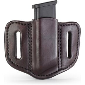 1791 GUNLEATHER Mag Pouch for Double Stack Magazines, OWB Magazine Holster for Belts