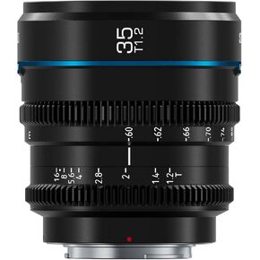 SIRUI Night Walker 35mm T1.2 Cine Lens, Large Aperture Manual Focus Lens (MS35L-B, L Mount, Black)