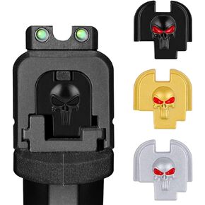 3D Anodized Aluminum Rear Slide Cover Back Plates for 9MM .40 Springfield XDs & XDs M.2 Accessories - Choose Your Design