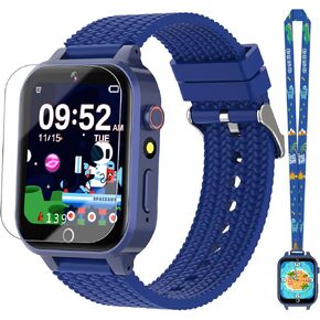 Kids Smart Watch for Girls Age 5-12, Kids Watch with 26 Games, Camera Music Player Pedometer Habit Tracking HD Touchscreen Flashlight Smart Watch for Kids Birthday Gifts for Girls Ages 6 7 8 9 (Pink)