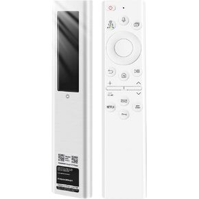 BN59-01432A for Samsung tv Remote, for Samsung Solar tv Remote Replacement with Voice Rechargeable Solar Cell Compatible with Samsung Neo QLED 8K HDR Frame Smart TVs 2023 Model,White