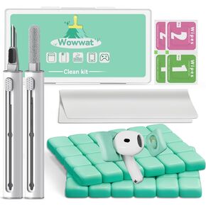 203PCS Airpod Cleaner Kit,iPhone Charge Port Cleaning kit,Airpods Earbud Cleaning Putty, Remove Ear Wax,Phone Phone Cleaning kit,for Airpods Charging Case/Headphones/Phone/Earbuds/Camera