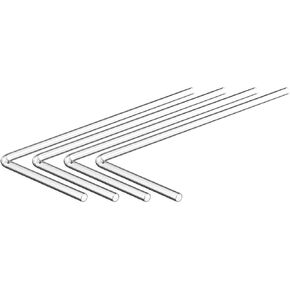 PrimoChill 90 Degree Pre- Bent 12mm ID x 16mm OD Rigid Acrylic/PMMA Tubing - 200mm x 500mm, Made with Premium Materials, Perfect Hardline for PC Watercooling - 4 Pack - Frosted