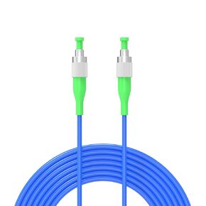 Fiber Optic Internet Cable LC/UPC to SC/APC Indoor Armored Single Mode Simplex - 9/125μm Jumper Optical Patch Cord -OS1/OS2 Compatible,3Meters/9.8ft LSZH Blue