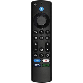 RIVIERA Replacement Voice Remote for Toshiba, Insignia, AMZ Omni, Pioneer Hisense TCL Fire Smart TV and Fire Stick 4K Max,Sitck Lite, Fire Cube Supports Wi-Fi 6E, Free & Live TV