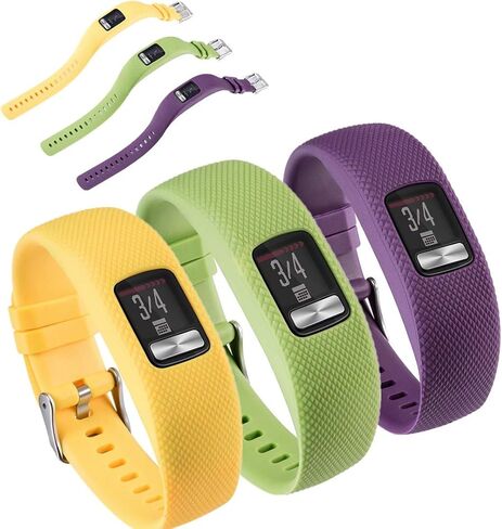 Watch Band Compatible with Garmin vivofit 4,Adjustable Silicone Sports Strap Replacement Band for Garmin vivofit 4 in Saudi Arabia