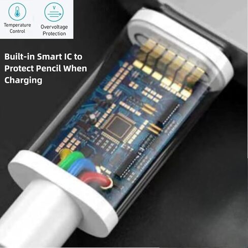 for Apple Pencil Charger 3.3FT 1Pack Apple Pencil 1st Generation | 20 Mins Full Charge for Apple Pencil 1st Generation,USB C Male to Lightning Female in Kuwait