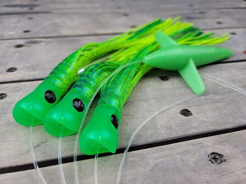 #200 Pelagic Magic Skipjack Hybrid Daisy Chain Marlin & Tuna Trolling Lure Urethane USA Made in Saudi Arabia