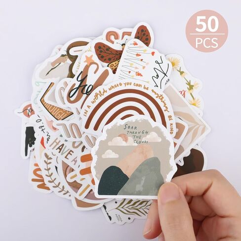 100PCS Purple Boho Stickers,Magic Moon Stickers,Cat Moon Witchy Apothecary Vinyl Waterproof Aesthetic Graffiti Stickers for Water Bottles, Laptops, Guitars - Suitable for Adults, Girls, and Teens in Saudi Arabia