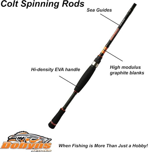 COLT CRANKBAIT / 7'0" / 1 PC / 8-17 LB LINE WT / 1/4-1 OZ Lure WT/MED/HVY MOD Fast ACT/EVA HDL in Saudi Arabia
