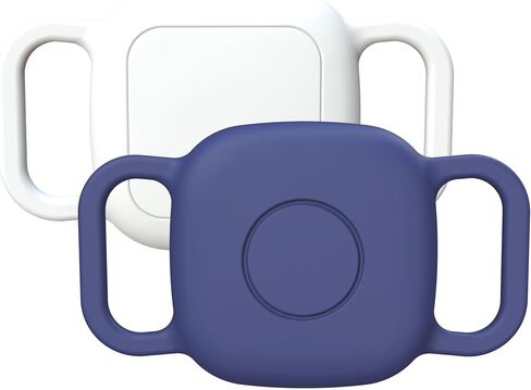 حامل طوق الكلب المقاوم للماء لـ Tile Mate 2024/ Mate 2022 Tracker ، حالة السيليكون الناعمة المفقودة لقلادة Cat Pet ، وملحقات الغطاء الوقائي لمكتشف Tile Tracker (أسود/ أسود) in Kuwait