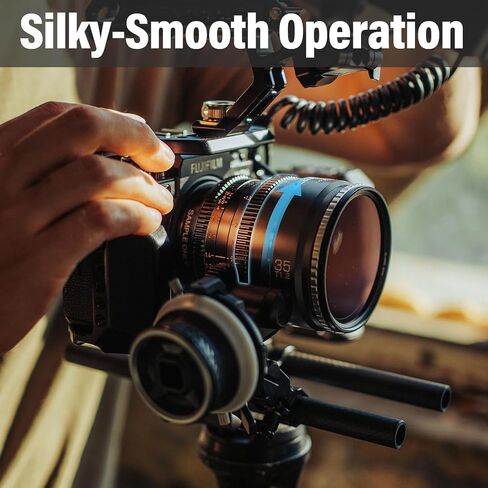 SIRUI Night Walker 35mm T1.2 Cine Lens, Large Aperture Manual Focus Lens (MS35L-B, L Mount, Black) in Saudi Arabia