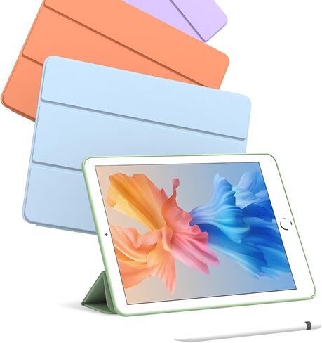 Case for iPad Mini 1/2/3, Lightweight Slim Auto Sleep/Wake Trifold Stand Smart Cover, Soft TPU Case for iPad Mini 1st/2nd/3rd Generation 7.9 Inch, Light Blue in Saudi Arabia