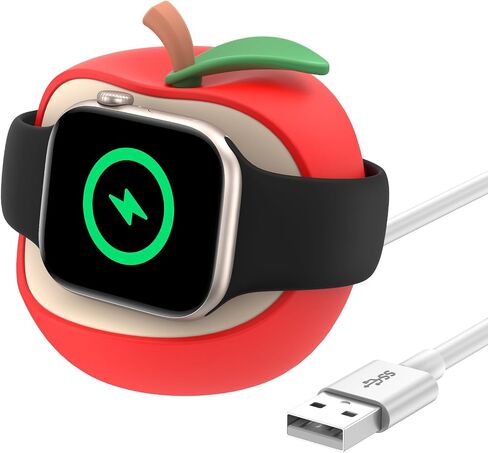 Charger Stand Dock for Apple Watch, Portable Watch Charger for iWatch,Nightstand Mode,Ultra2/Ultra/10/9/8/7/6/5/4/3/2/1/SE (49mm, 46mm, 45mm, 44mm, 42mm, 41mm, 40mm, 38mm) in Saudi Arabia
