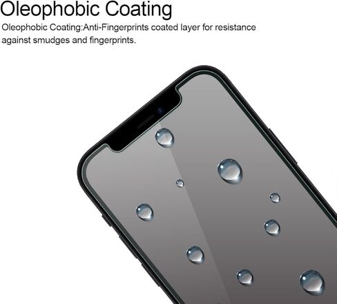 [عبوتان] واقي شاشة من الزجاج المقوى لهاتف Apple iPhone XS وiPhone X (5.8 بوصة) مع [صينية سهلة التركيب] مضاد للخدش، خالٍ من الفقاعات، استبدال مدى الحياة in Kuwait