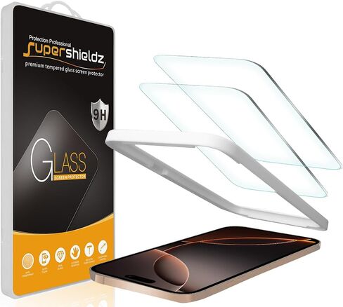 [عبوتان] واقي شاشة من الزجاج المقوى لهاتف Apple iPhone XS وiPhone X (5.8 بوصة) مع [صينية سهلة التركيب] مضاد للخدش، خالٍ من الفقاعات، استبدال مدى الحياة in Kuwait