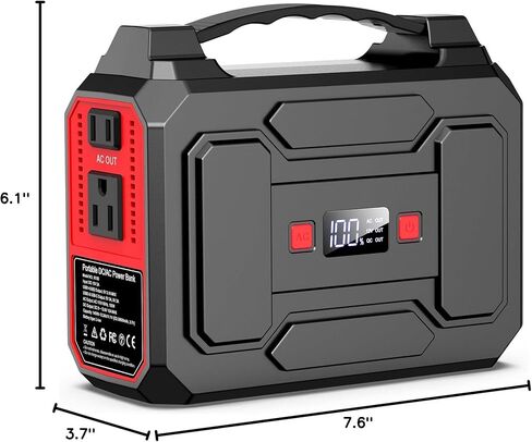 حقيبة حمل للسفر في التخييم في الهواء الطلق، متوافقة مع محطة الطاقة المحمولة Apowking HP500، حقيبة تخزين مع جيب داخلي لكابل الشحن والملحقات (HP500) in Kuwait