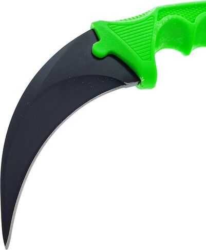 Falcon 7.5 "CSGO Blade الثابتة التكتيكية مع غمد ABS والحبل. لجمع ، الهدايا ، وقطع التخييم في الهواء الطلق ، فروع (أسود) in Kuwait