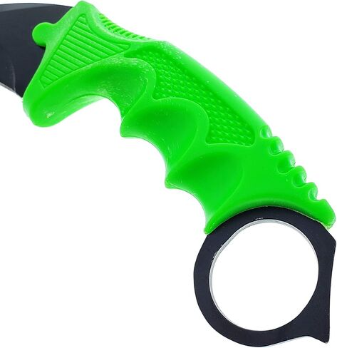 Falcon 7.5 "CSGO Blade الثابتة التكتيكية مع غمد ABS والحبل. لجمع ، الهدايا ، وقطع التخييم في الهواء الطلق ، فروع (أسود) in Kuwait