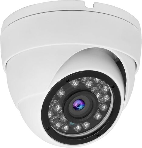 2.0MP HD 1080P Analog Security Camera (Hybrid 4-in-1 HD-CVI/TVI/AHD/960H Analog CVBS) Outdoor Indoor, 6pcs IR-LEDs, ICR, 2.8mm Lens, 105° Wide Angle, Full Metal Housing, CCTV Bullet in Saudi Arabia