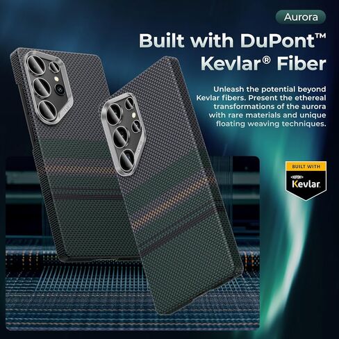 BENKS S25 Ultra Case, ArmorPro Case for Samsung Galaxy S25 Ultra Compatible with Magsafe, [Military Grade Protection] Shockproof Protective Case Built with Dupont Kevlar 600D Fiber in Saudi Arabia