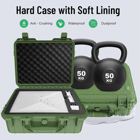 Starlink Mini Outdoor Carrying Case,Carries The Starlink Mini Main Drive and All Accessories,Easy to Carry for Outdoor Activities and Traveling,with a Waterproof and Impact Resistant Case(Black) in Saudi Arabia