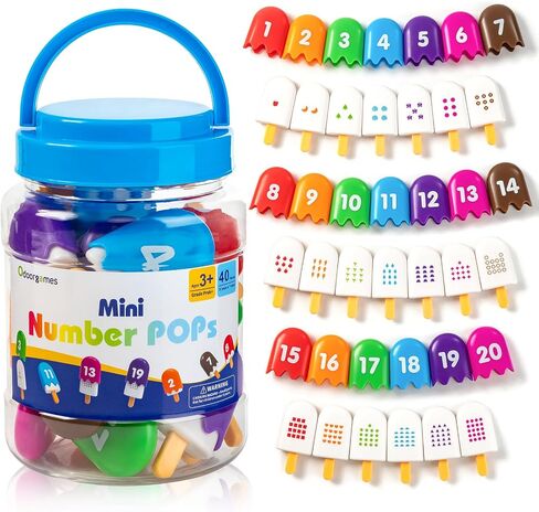 52 Pcs Mini Alphabet Pops – Alphabet Learning Toys, Preschool Educational Toys for Classroom - Fun and Engaging Alphabet Matching Game in Saudi Arabia