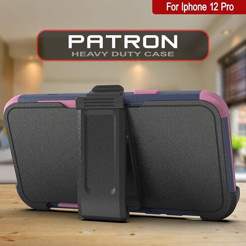 Punkcase for iPhone 12 Pro Belt Clip Holster Case [Series Patron] 4-1 غطاء هاتف متعدد ووقائي متعدد الطبقات مع Kickstand المتكامل لـ iPhone 12 Pro (6.1 ") (2020) [Mint] in Kuwait