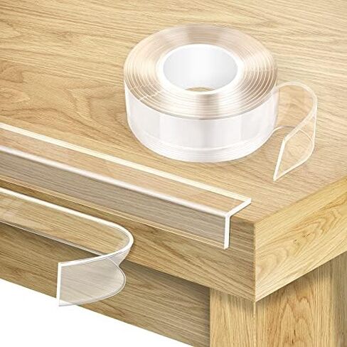 Corner Protectors Baby Proofing,Clear Corner Protector,Soft Edge Protector 32.8ft(10M) Corner Guards Furniture Corner&Edge Safety Bumpers with Upgraded Strong Adhesive for Furniture&Sharp Corners in Saudi Arabia