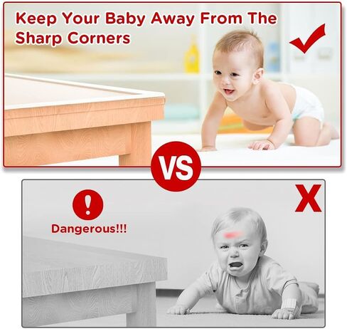 Corner Protectors Baby Proofing,Clear Corner Protector,Soft Edge Protector 32.8ft(10M) Corner Guards Furniture Corner&Edge Safety Bumpers with Upgraded Strong Adhesive for Furniture&Sharp Corners in Saudi Arabia