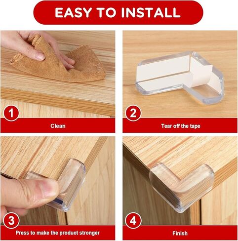 Corner Protectors Baby Proofing,Clear Corner Protector,Soft Edge Protector 32.8ft(10M) Corner Guards Furniture Corner&Edge Safety Bumpers with Upgraded Strong Adhesive for Furniture&Sharp Corners in Saudi Arabia