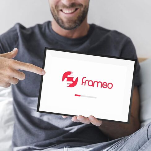 Frameo Digital Picture Frame, 1280x800 HD IPS Touch Screen, 10.1 Inch Smart WiFi Electronic Picture Frame, 32GB Memory, Digital Photo Frame Load Picture Video via Frameo App in Saudi Arabia