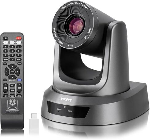 20X PTZ Conference Webcam with 3G-SDI/HDMI/USB Output, 1080P PTZ Live Streaming Camera for Church, Education, Conference Room Camera Attached Remote Control Work with Zoom, Skype, OBS in Saudi Arabia