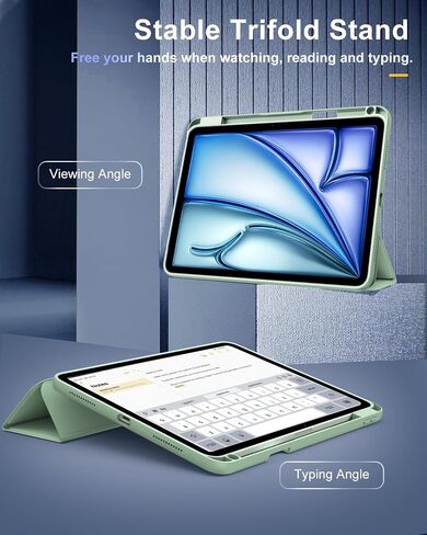 Timovo Case for iPad Air 11 Inch M2 2024 مع حامل القلم الرصاص ، AIRAL AIR 6th/5th/4th Case (2024/2022/2020) in Kuwait