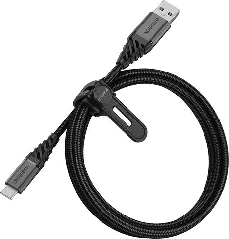 OtterBox USB-A to USB-C Cable, 2M - BLACK in Saudi Arabia