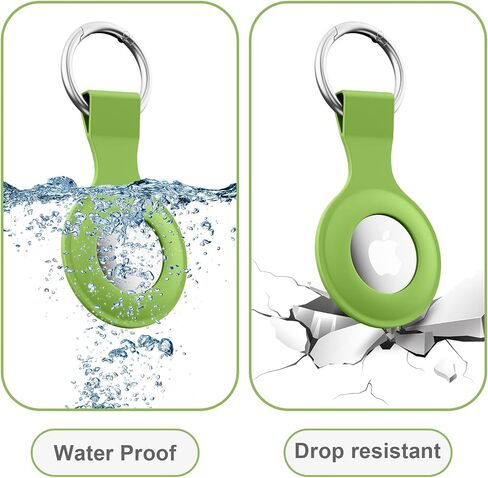 6 Pack Airtags Holder AirTag Case Keychain, Mugust Silicone GPS Case Key Ring for Air Tag Holder, Key Chain Accessories for Apple Item Finder Tracker, iTag Finders Cover for Pet Dog Cat in Saudi Arabia