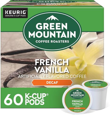 Green Mountain Coffee Roasters Caramel Vanilla Cream Keurig Single-Serve K-Cup pods, Light Roast Coffee, 72 Count in Saudi Arabia