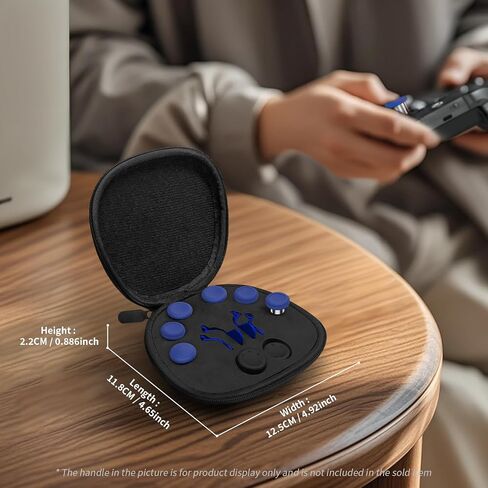 13 in 1 Metal Thumbstick Kit for Xbox One Elite Series 2, Xbox Elite Controller Replacement Parts, Gaming Accessory with 6 Metal Swap Joysticks, 2 D-pads, 4 Paddles with Storage Bag in Saudi Arabia