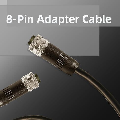M12 8pin 720073-6 كابل Ethernet لمكتشفات الأسماك القارب كابل محول 5 قدم/1.5 متر من الإناث 24awg netconnect 5e موصلات مقاومة للتآكل 60V 2A مثل EC 5E in Kuwait