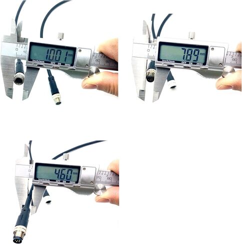 FOWIUNYE M8 6 Pins Male to Female Connector Cable, A Code Straight Molding Cable Female to Male Aviation Sensor Electrical PVC Shielded Cable 30V 1.5A AC/DC Industrial Molded Cable 0.5M AWG22 in Kuwait