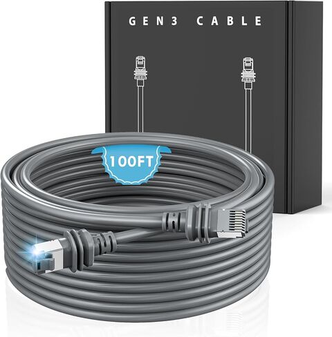 SVANE Standard Starlink Gen 3 Cable, 15FT Long Replacement Extension Starlink Cable for Gen 3, Waterproof Starlink Ethernet Cable, Gray in Saudi Arabia