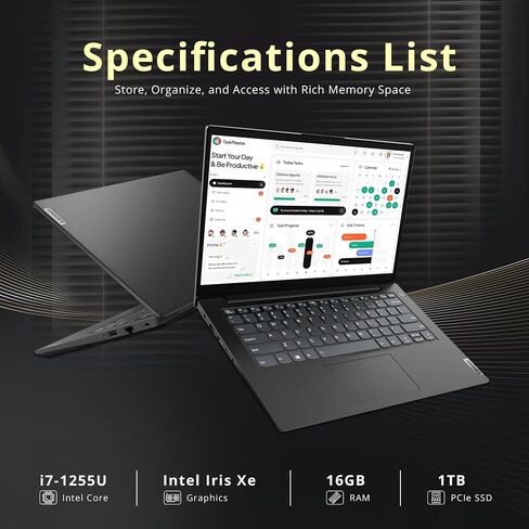 Lenovo ThinkPad T14 G2 Laptop 14" FHD 1920 x 1080 LED-Backlit 11th Generation Intel Core i5-1135G7 4-Core 16GB DDR4 RAM 512GB SSD Wi-Fi 6 Windows 11 Pro (Renewed) in Saudi Arabia