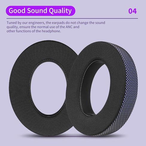 JHK ترقية سماعات الأذن بديلة للتبريد لـ Bose 700 (NC700) ، وتبديد الحرارة المحسّن والتهوية المعززة ، والسماكة المضافة (الوردي) in Saudi Arabia