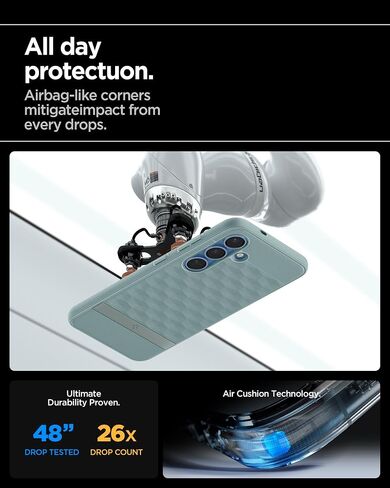 Spigen Parallax MagFit Designed for Galaxy S25 Plus Case [Fast Wireless Charging] (2025) - Navy Violet in Kuwait