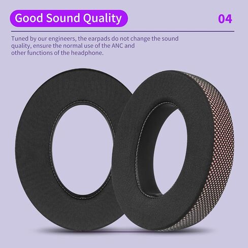 JHK Upgraded Cooling Gel Replacement Earpads for 700 (NC700) Wireless Headphones, Optimized Heat Dissipation and Enhanced Breathability, Added Thickness(Purple) in Saudi Arabia