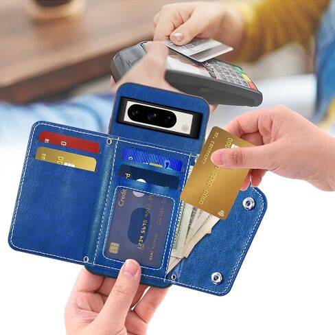 حالة الهاتف ASUWISH لـ Google Pixel 8 Pro 5G Wallet Wallet With Glass Glass Screen Protector Holder Crossbody Crossbody Leather Cell Accessories Pixel8Pro Pixel8 XL in Saudi Arabia